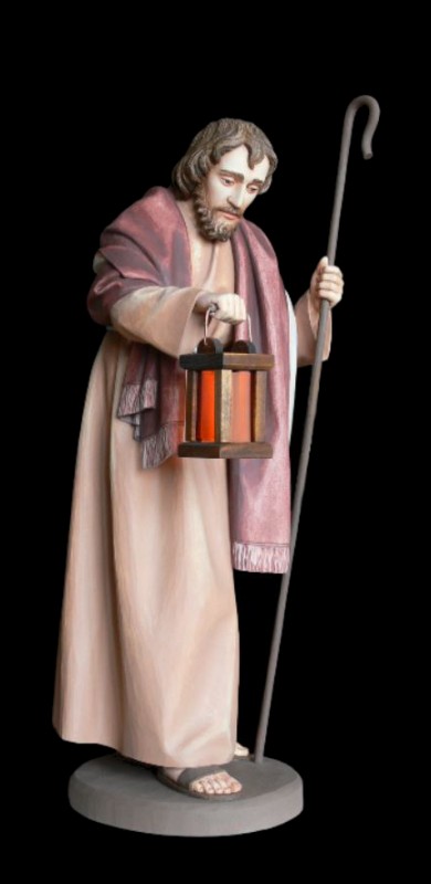 Św. Józef, rzeźba do szopki drewniana