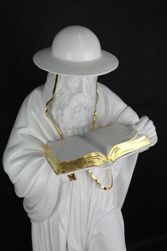 Święty Hieronim - figura drewniana