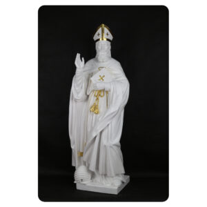 Ambroży - rzeźba w drewnie