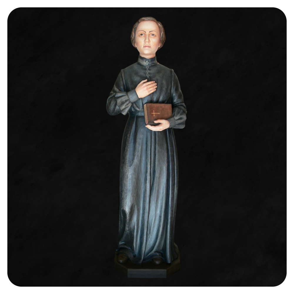 Błogosławiona Aniela Salawa - rzeźba w drewnie lipowym