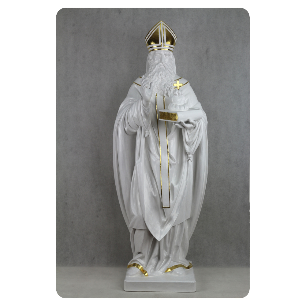 Augustyn - figura drewniana