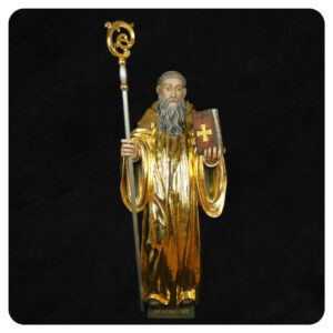 Benedykt - figura drewniana