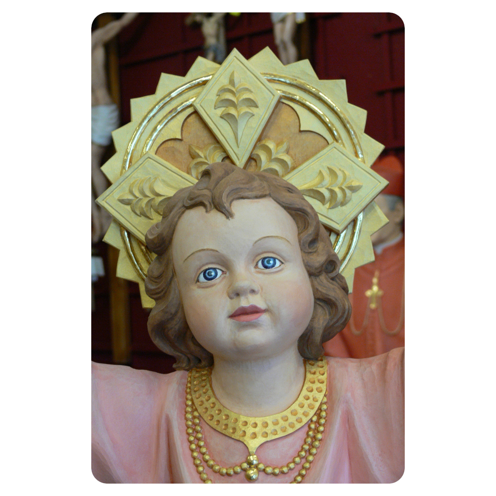 Dzieciątko Kolumbijskie - figura drewniana