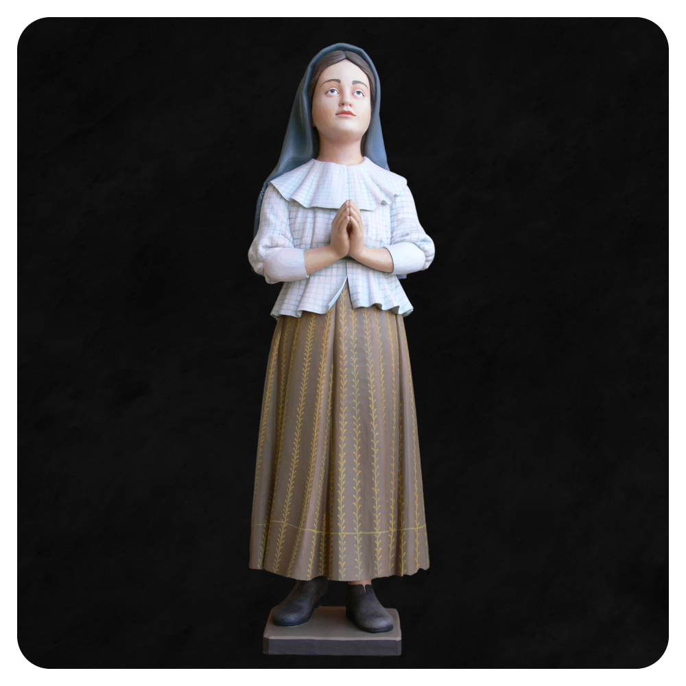 Hiacynta Marto - kolorowa rzeźba drewniana