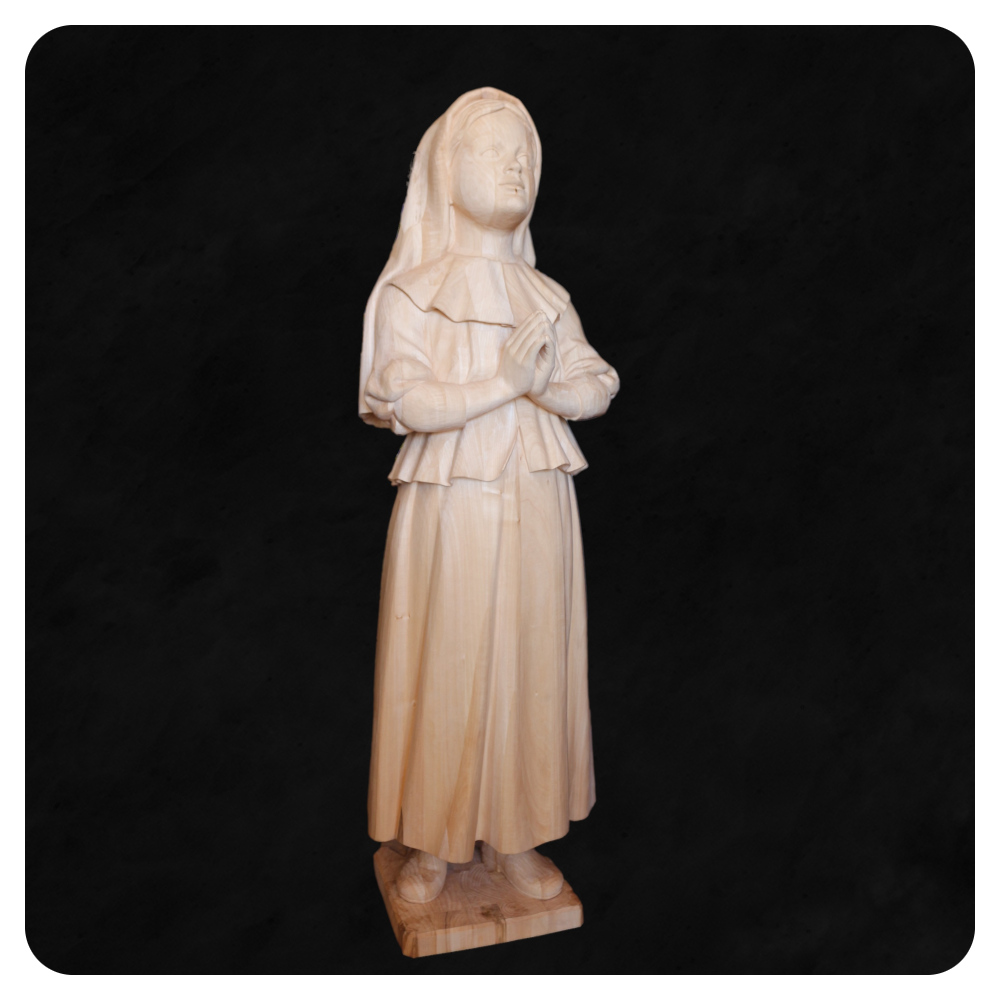 Hiacynta Marto - rzeźba wykonana w drewnie lipowym