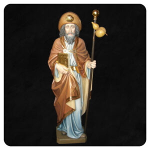 Jakub - rzeźba apostoła wykonana w drewnie lipowym