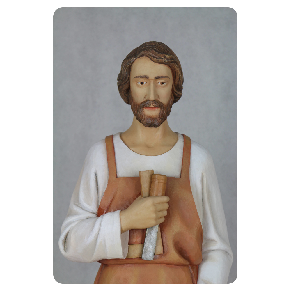 Józef Rzemieślnik - figura drewniana