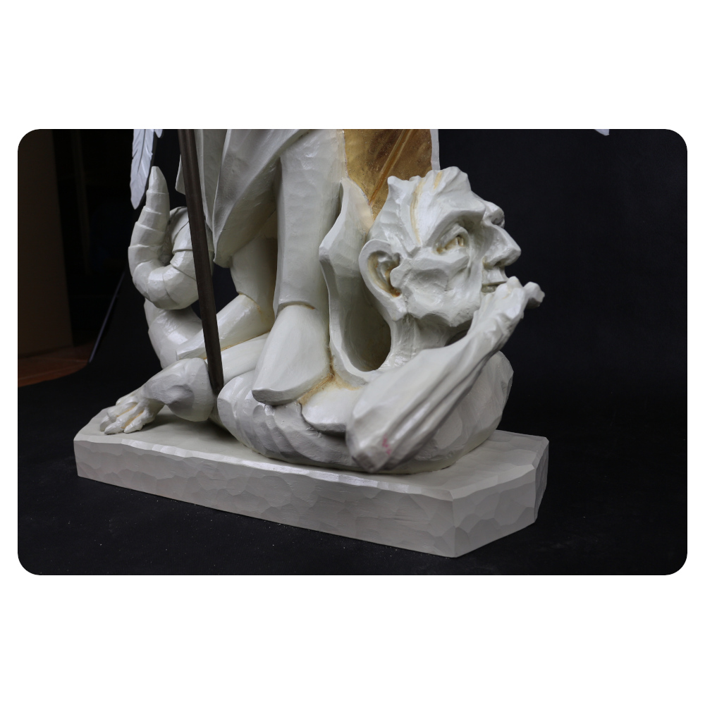 Archanioł Michał - rzeźba polichromowana