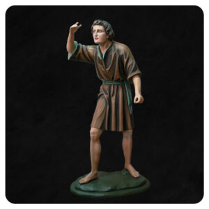 Pasterz z drewna lipowego do szopki