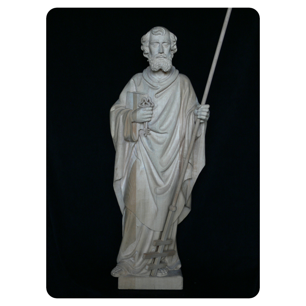 Rzeźba postaci świętego Piotra