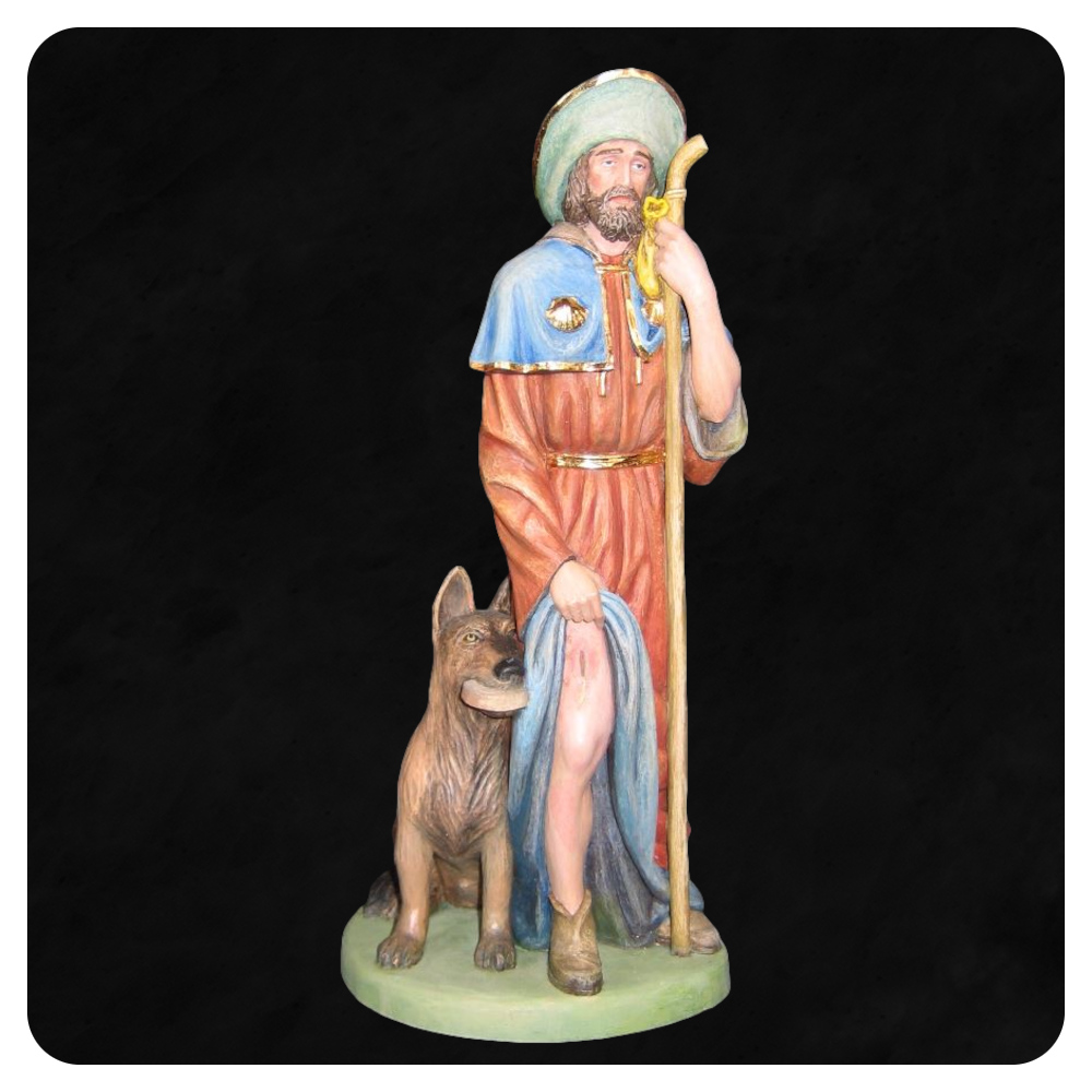 Święty Roch - rzeźba sakralna