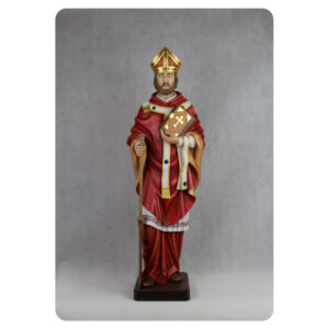 Święty Wojciech - rzeźba patrona Polski wykonana w drewnie lipowym