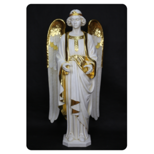 Anioł pozłacany, rzeźbiony